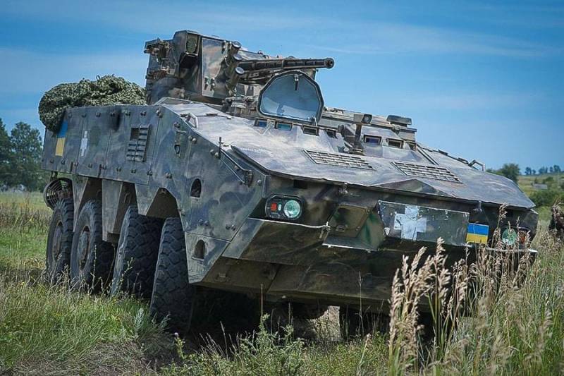 שינוי נדיר של ה-BTR-4MV1 זוהה בשירות הכוחות המזוינים של אוקראינה