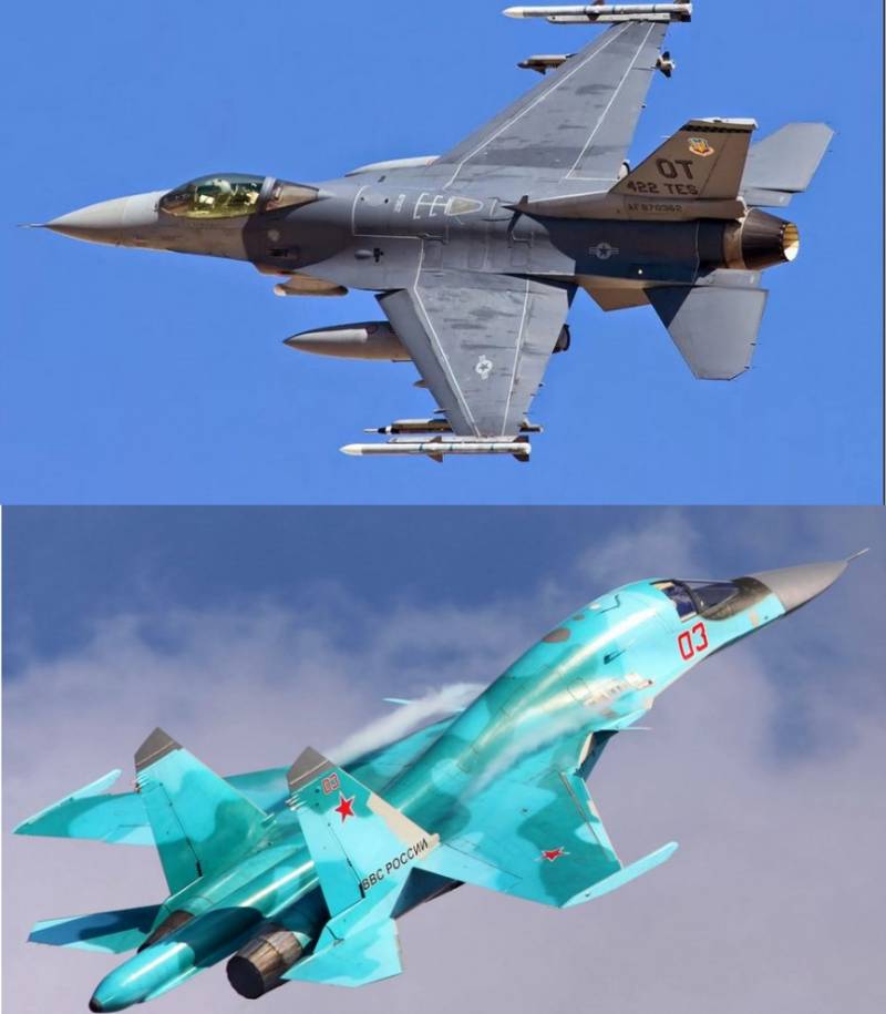 Su-34 बनाम F-16: क्या फाल्कन दण्ड से मुक्ति के साथ बत्तख का पंजा मार सकता है?