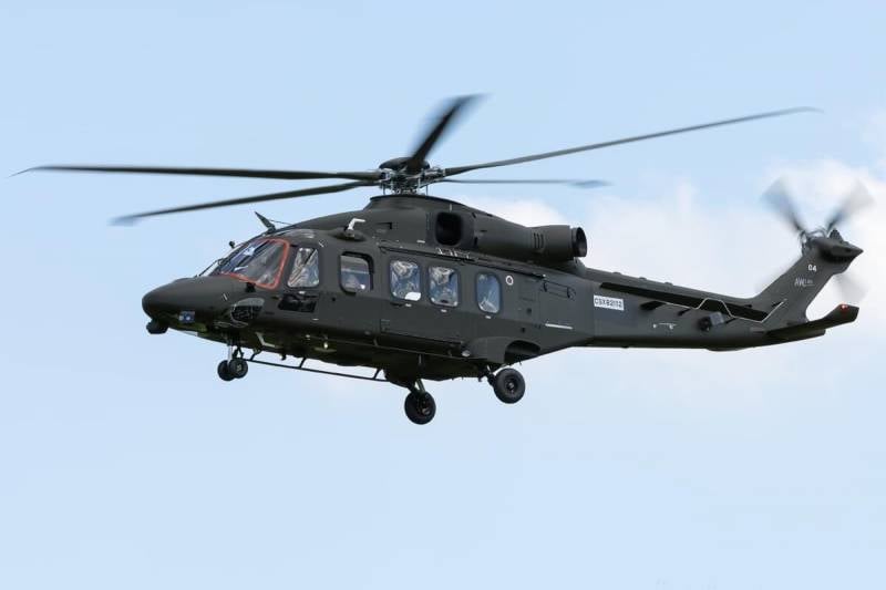 Máy bay trực thăng AW149 đầu tiên của quân đội Ba Lan được phát hiện trên không