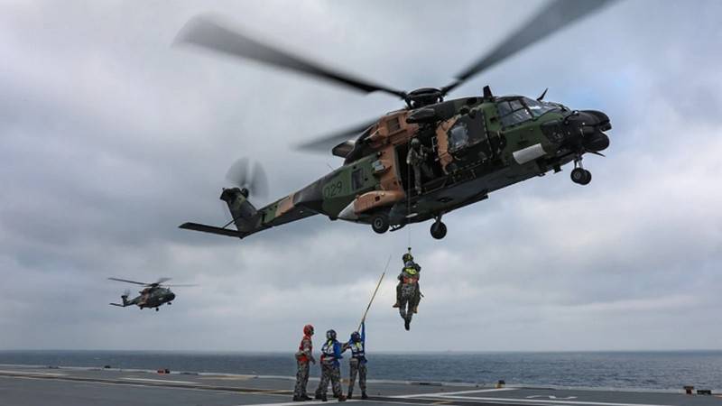 "Probleemgevechtshelikopter": een andere MRH 90 Taipan van het Australische leger stortte neer