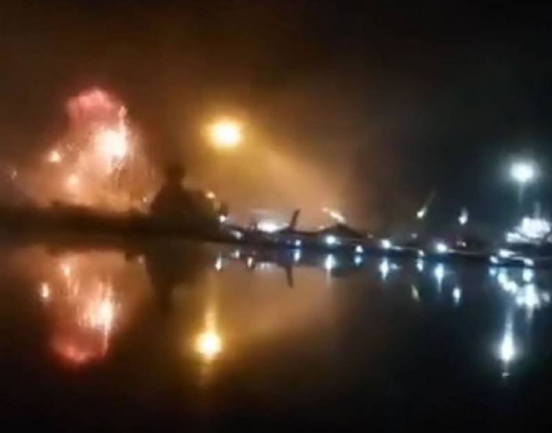 פיצוץ חזק בנמל רני בדנובה לאחר התקפת המל"ט של הכוחות המזוינים RF פגעה בפריים