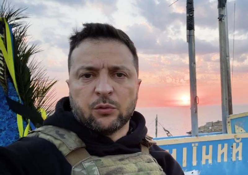 Footage of Zelensky's visit to Snake Island on the 500th day of the armed conflict has been published