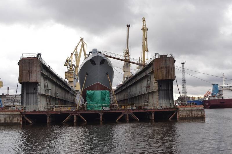 At Severnaya Verf, the launch date for the third serial frigate of project 22350 "Admiral Isakov" was announced