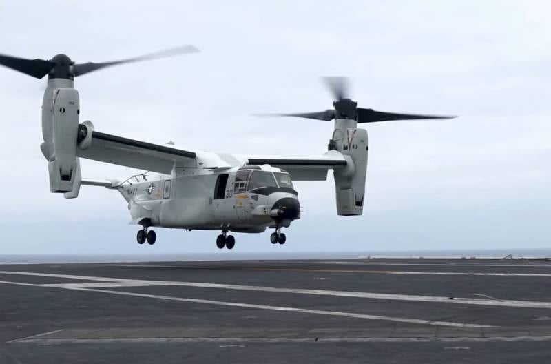 USMC V-22 Osprey tiltrotor with Marines on board crashes off the coast of Australia