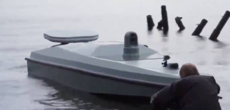 ノヴォロシースク地域で敵海軍無人機を破壊した疑いを目撃者が報告