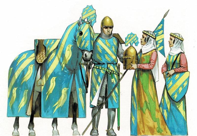 Osztály középkor: női fegyveresek és címereik