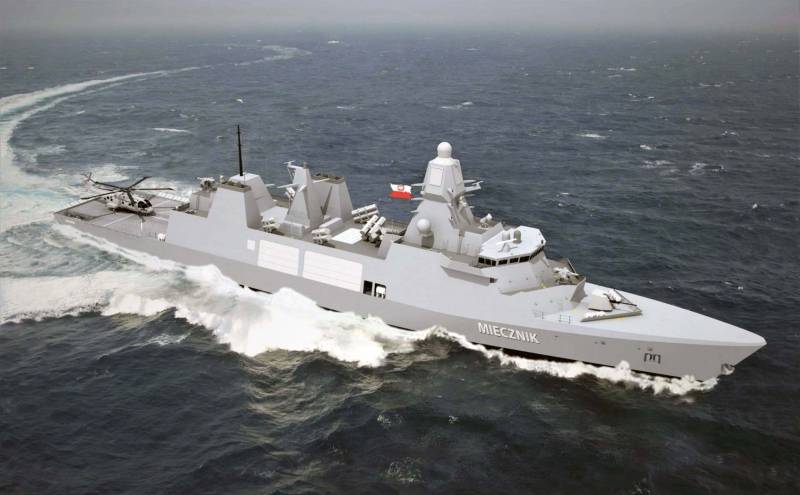 Польша начала постройку ракетного фрегата Miecznik