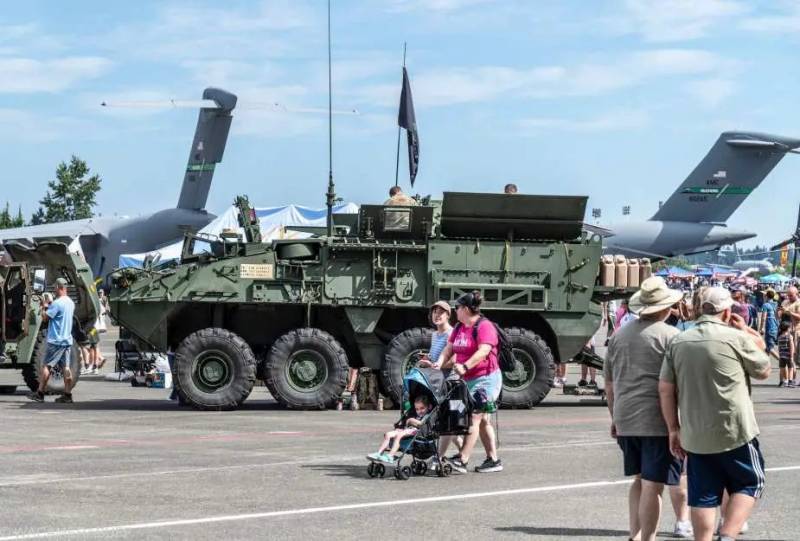 The US Army upgraded the M1251 mobile mortar on the chassis of the Stryker armored personnel carrier