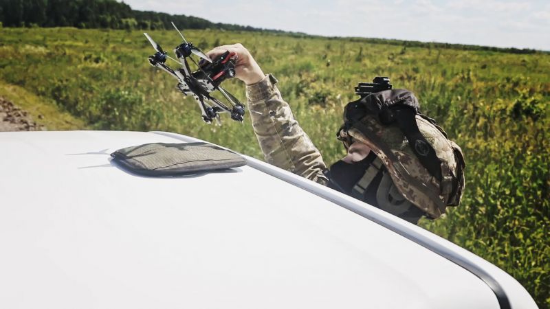 Rusya, düşman dronlarını engellemek için bir FPV drone yarattı