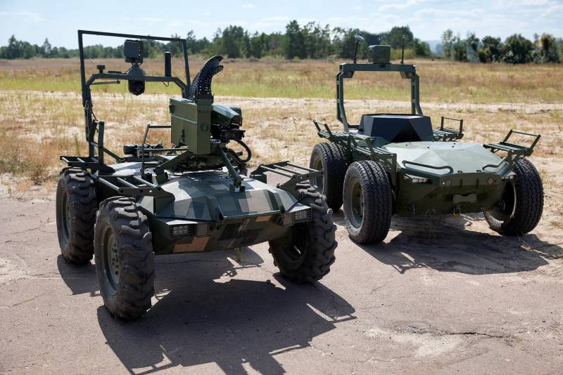 تم إجراء اختبارات ميدانية للمنصات الآلية الأرضية المطورة للقوات المسلحة الأوكرانية في أوكرانيا
