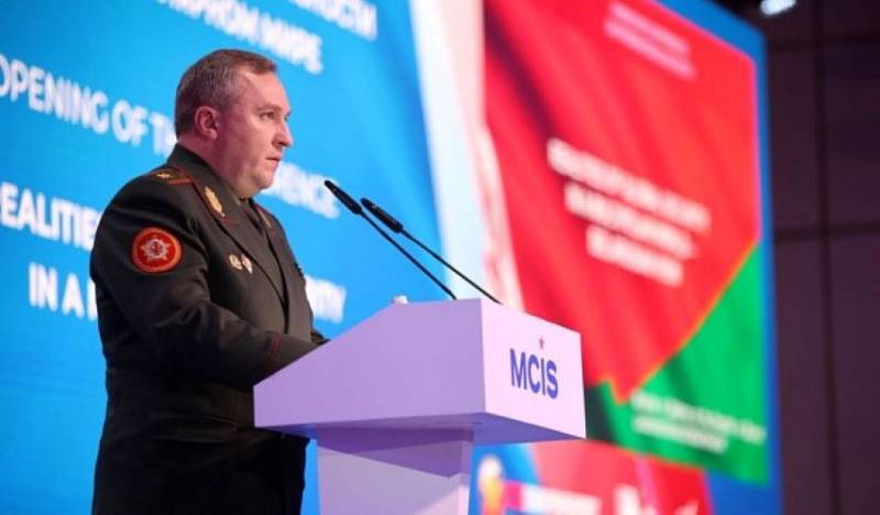 Belarusian Defense Minister: Proxy war unfolding in Ukraine has put the planet on the brink of World War III
