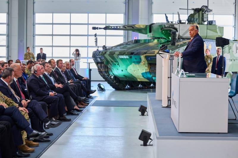 독일의 관심사 인 Rheinmetall은 헝가리의 합작 투자에서 Lynx KF41 보병 전투 차량 생산을 시작했습니다.