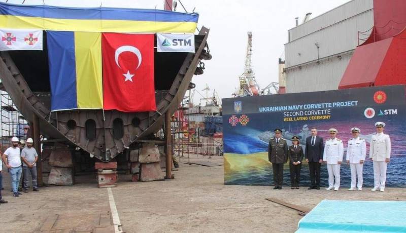 W Turcji odbyła się oficjalna ceremonia położenia drugiej korwety typu Ada dla Marynarki Wojennej Ukrainy