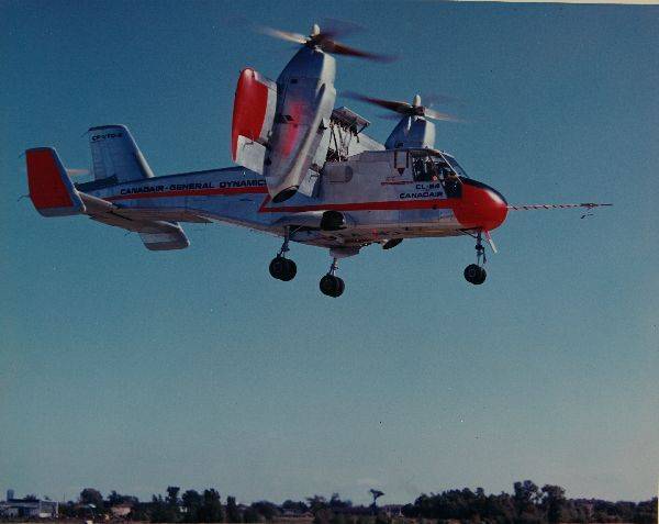 Canadair CL-84 Dynavert. Konsep pesawat becik