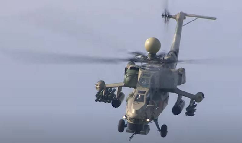 Ruský vrtulník Mi-28NM zachytil ukrajinský bezpilotní letoun při pokusu o útok na vojenské letiště v oblasti Kaluga