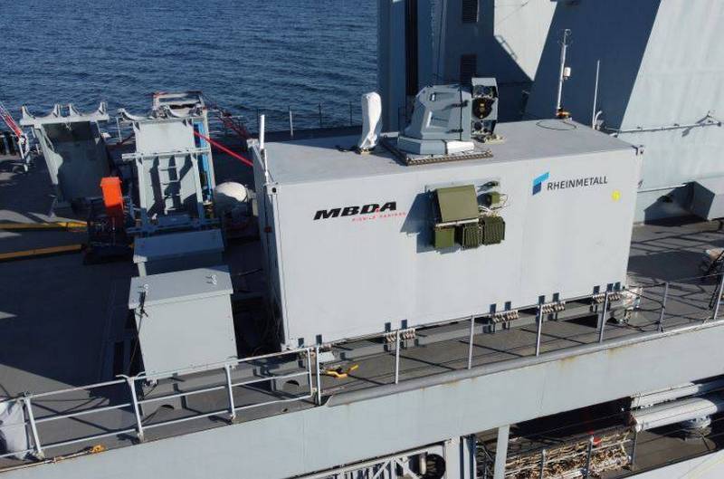 Os testes de um demonstrador de laser de combate instalado a bordo da fragata Sachsen-Anhalt tipo F125 foram concluídos na Alemanha.