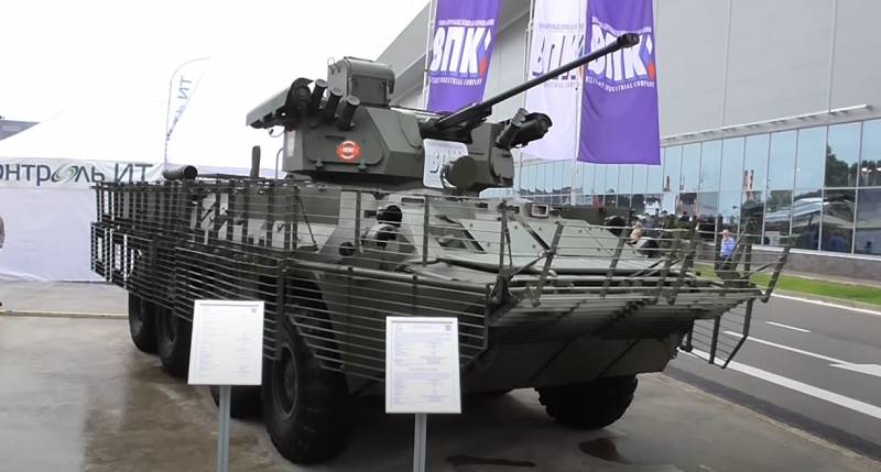 „Creat ținând cont de experiența de luptă din Ucraina”: presa occidentală a apreciat BTR-82A cu modulul rachetă-pistol Ballista