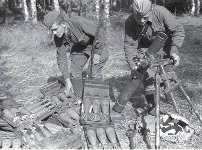 Послевоенное использование трофейных немецких миномётов