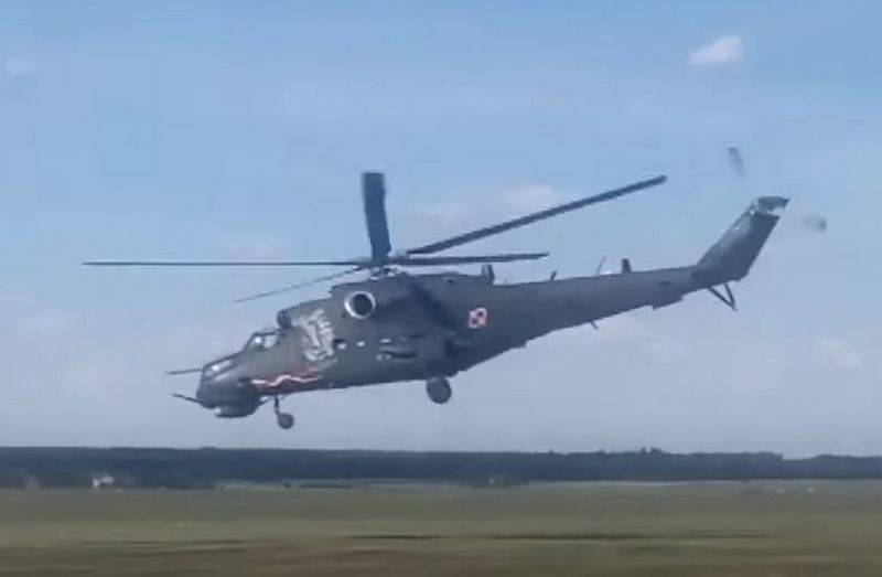 Belarus accused Poland of violating the border by a Polish Air Force helicopter