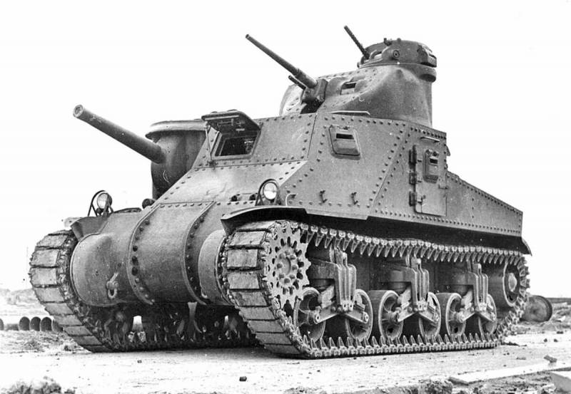붉은 군대의 유조선은 미국 중형 전차 M3 "Lee"를 싫어했습니다. 이유