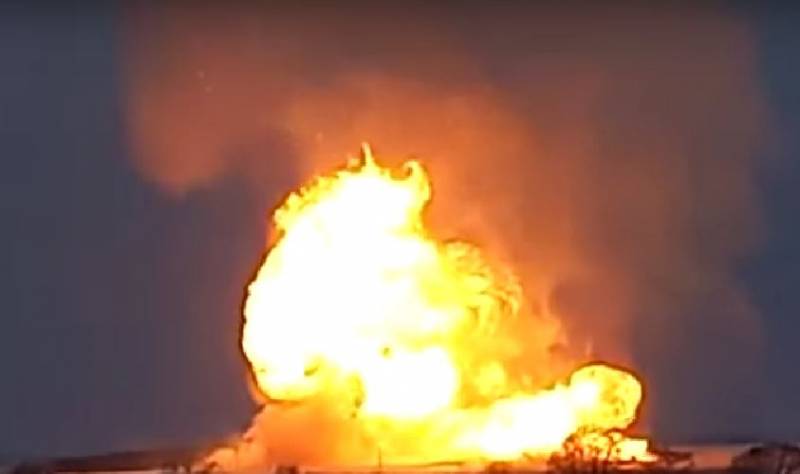 There was a strong explosion on a gas pipeline near Ivano-Frankivsk