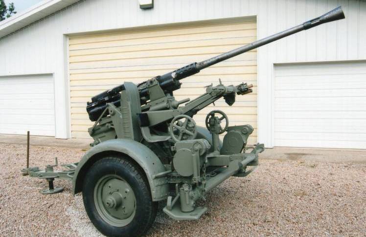 Послевоенное использование немецких 37-мм автоматических зенитных орудий