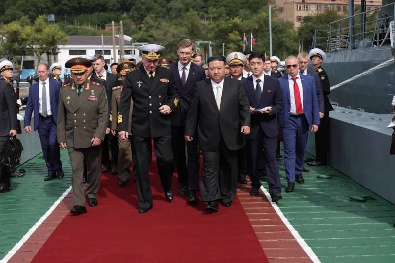 Появились кадры посещения лидером КНДР военных объектов на Дальнем Востоке во время визита в Россию