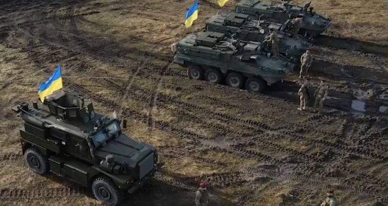 Prasa amerykańska: Los kilkudziesięciu transporterów opancerzonych Stryker dostarczonych Siłom Zbrojnym Ukrainy pozostaje nieznany