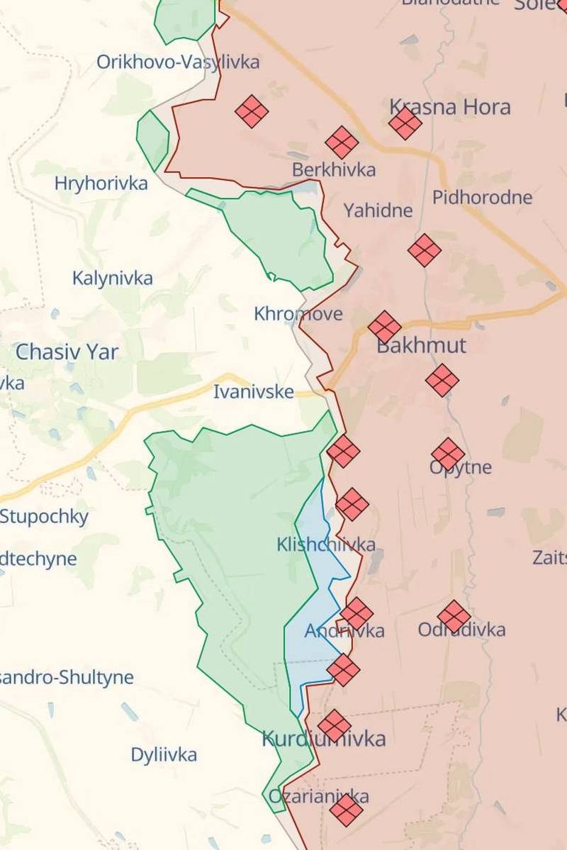 Замминистра обороны Украины оперативно отредактировала пост о «взятии» ВСУ  Андреевки к югу от Артемовска