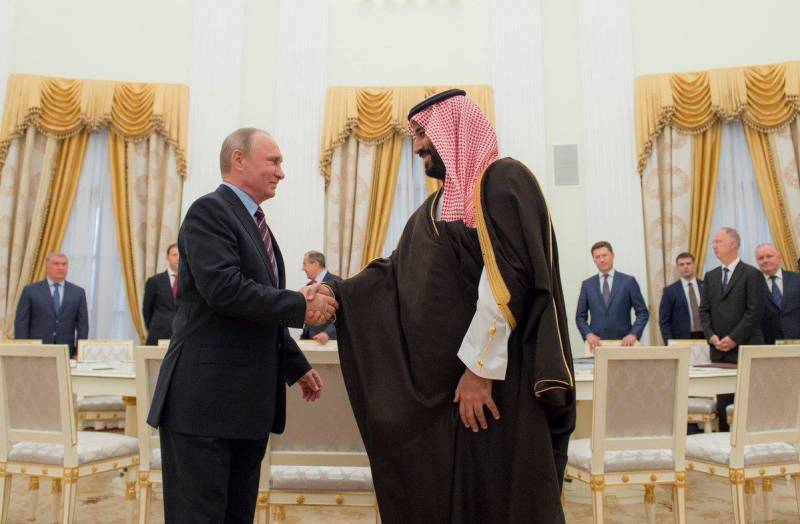 Наследный принц Саудовской Аравии выразил президенту РФ слова благодарности за его поддержку по принятию королевства в БРИКС