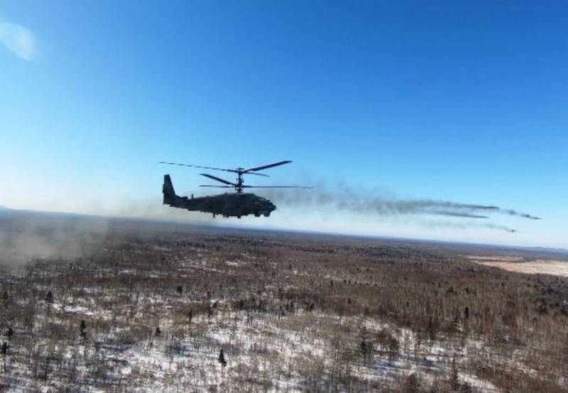 Ukrainan asevoimat yrittivät osua venäläiseen Ka-52-helikopteriin FPV-droonilla