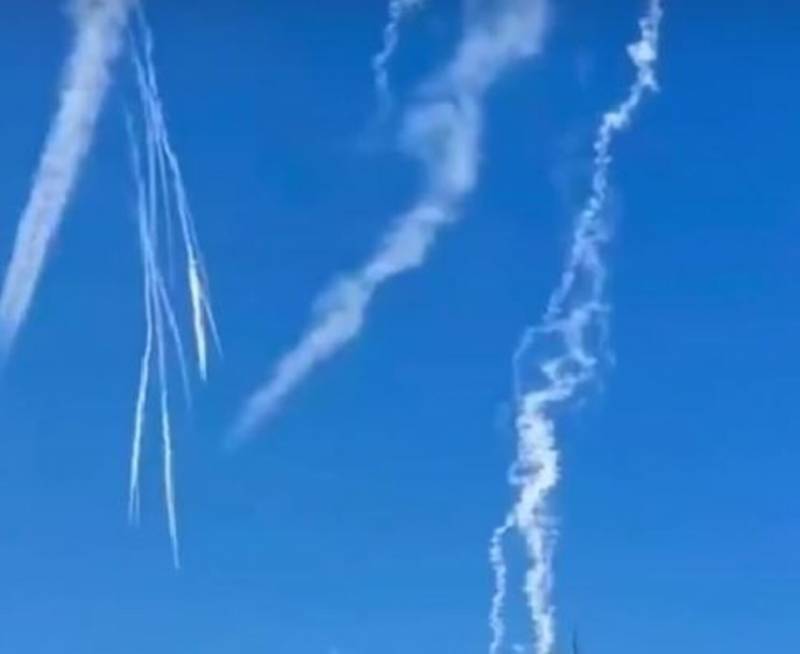 Näytetään videomateriaalia venäläisten hyökkäyslentokoneiden työn tehostamisesta Zaporozhyen suunnassa