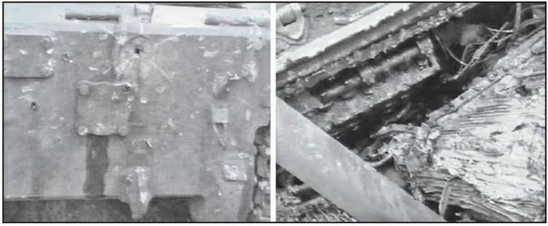 A volte colpiscono in pieno: bombardamento del T-54 con proiettili cumulativi di "Gvozdika", "Malyutka" e del carro armato T-72