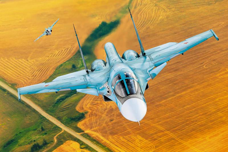 Chinese pers: in de winter zullen de belangrijkste aanvalskracht van de Russische strijdkrachten de Su-34's zijn met langeafstandskruisraketten