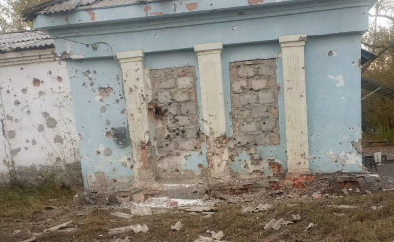 The Ukrainian Armed Forces once again fired artillery at civilian targets in Gorlovka