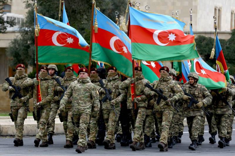 TG-kanal: kort efter operationen i Karabach tackade azerbajdzjanska säkerhetsstyrkor Israel för deras hjälp