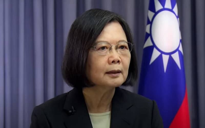 Durante una vacanza a Taiwan, la "presidente" ha detto che avrebbe difeso la libertà del popolo taiwanese