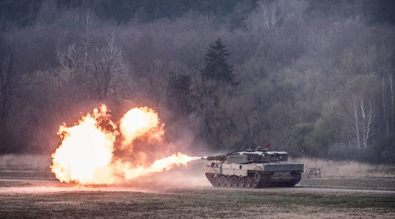 L'apparizione dei carri armati tedeschi Leopard è stata registrata nell'area di Avdeevka