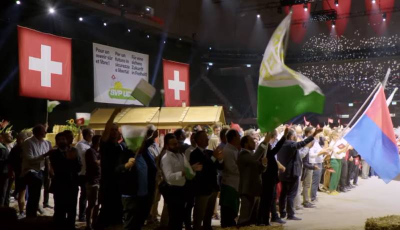 Первое место на выборах в Швейцарии заняла партия, выступающая против расширения НАТО и против поставок оружия Украине