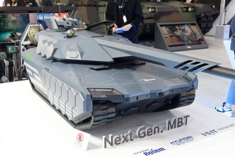 Corea del Sur presentó un prototipo del tanque NG-MBT