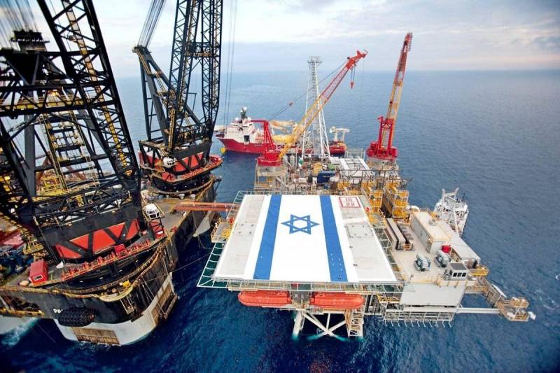 Israels försvarsstyrka rapporterade en missilattack mot gasriggar vid Leviathanfältet i Medelhavet