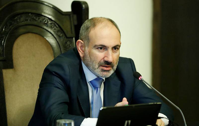 Pashinyan motsatte sig utplaceringen av ryska fredsbevarande styrkor på Armeniens territorium