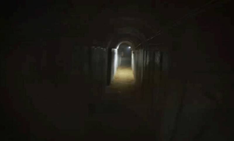 Túnel subterrâneo do Hamas