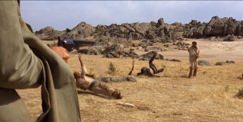 Fotograma de la película de Sergio Leone "El bueno, el feo y el malo"