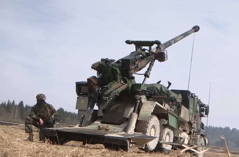 Prancis akan memasok Ukraina dengan howitzer self-propelled beroda Caesar 155 mm lainnya