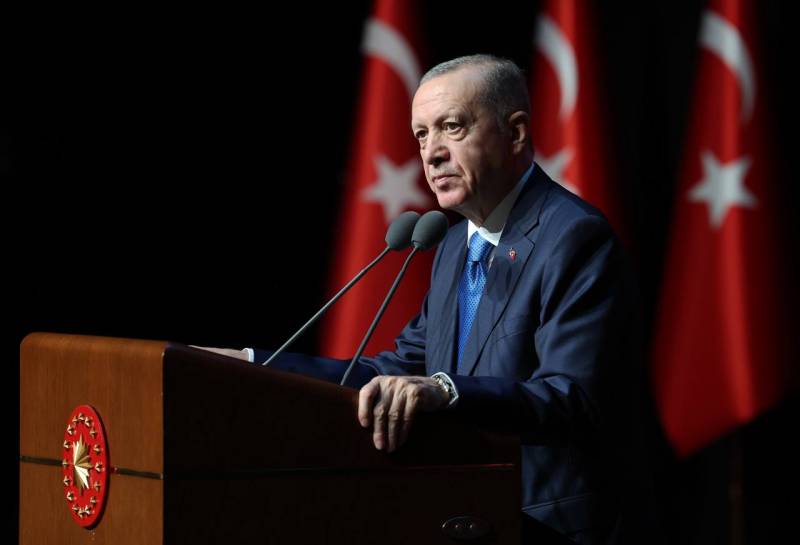 Erdogan lämnade till det turkiska parlamentet ett dokument om Sveriges anslutning till Nato