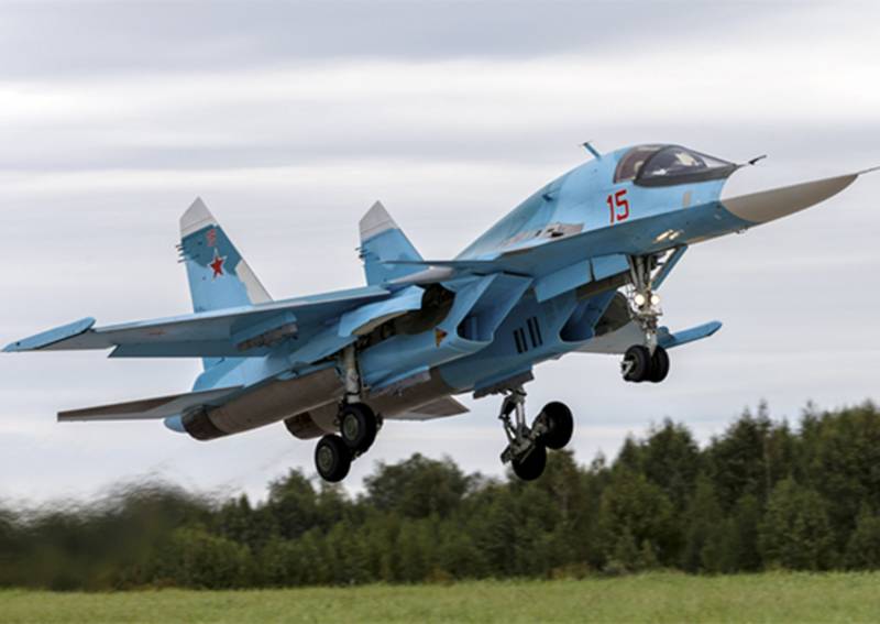 Det ryska tillverkningsföretaget överlämnade ett nytt parti Su-34 flygplan till det ryska försvarsministeriet