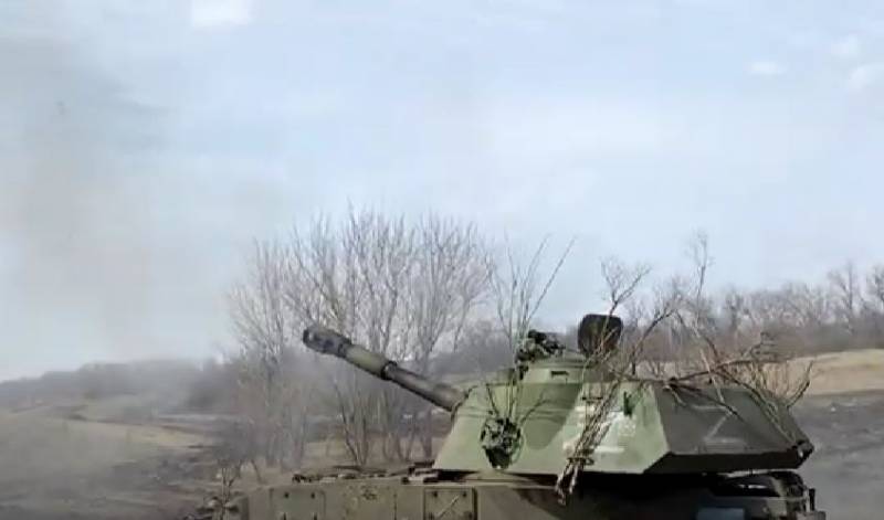 Artileri Angkatan Bersenjata Rusia nyebabake geni ing kelompok serangan Angkatan Bersenjata Ukraina ing wilayah kehutanan Serebryansky lan wilayah Torsky.