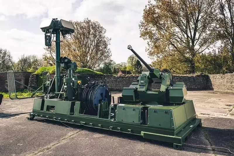The UK included the Terrahawk Paladin stationary anti-aircraft gun for destroying drones in a new package of military assistance to Kyiv