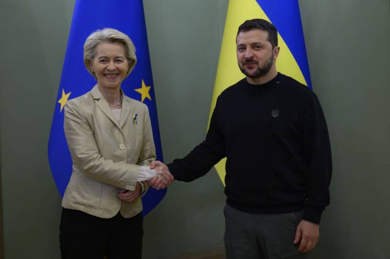 La presidenta de la CE, Ursula von der Leyen, que visitó Kiev, recomendará que los países europeos inicien negociaciones sobre la adhesión de Ucrania a la UE.
